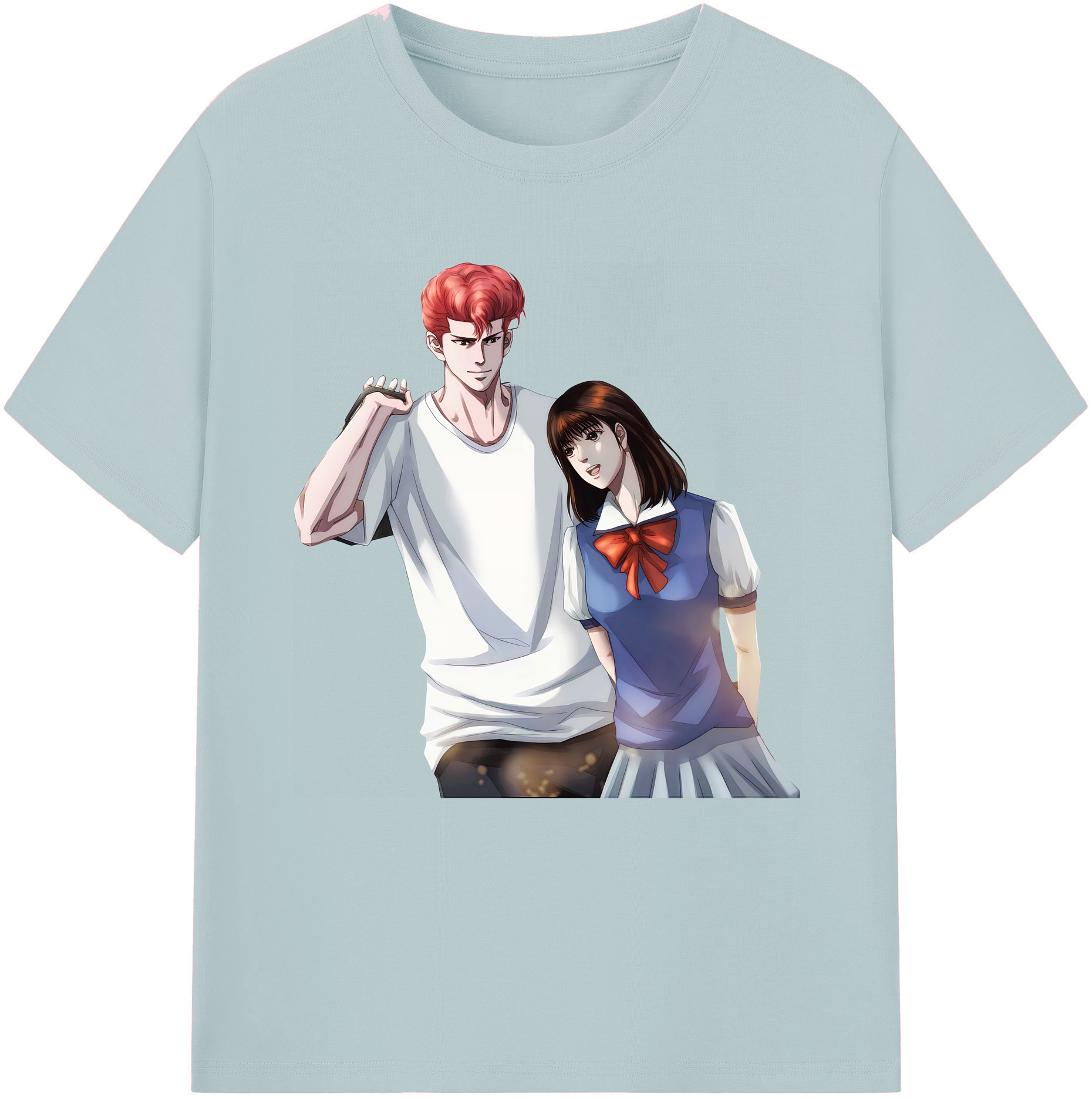 SLAM DUNK／スラムダンク 綿100％半袖Tシャツ（フロントプリント）